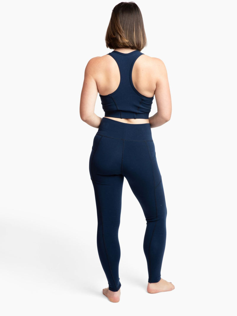 CG by Champion Blue/Black Leggings Yoga Workout Pants Women's S 6