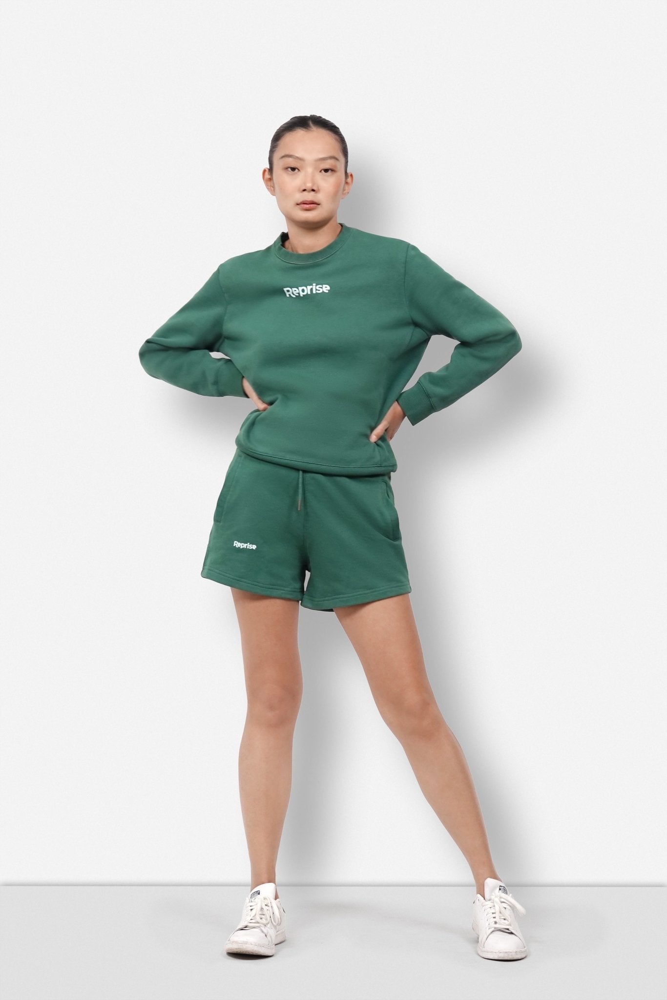 Organic Crewneck + Shorts - Unisex - Reprise Activewear