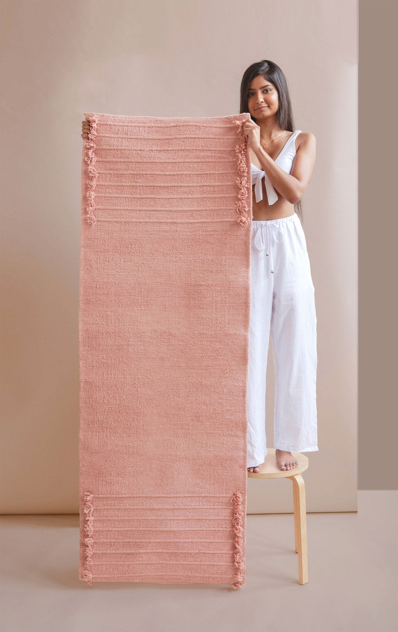 Rose Quartz - Herbal Yoga Mat by okoliving